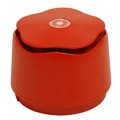Fire Alarm Sounder Red With Shallow Base - TSC-AV-001
