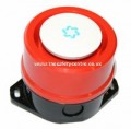 Fire Alarm Sounder Bedlam - Hosiden Besson 843G6AO Deep Base - Red