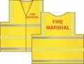 Fire Marshall Vest - Hi-Visibility (Size - XX Large 54 Inch Chest)