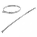 Metal Cable Tie Wraps For Fire Alarm Installation - 200 x 4.6mm - Pack of 100