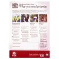 Health & Safety Law Poster - Rigid Plastic CS58112