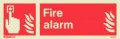 Fire Alarm ID Sign - Photoluminescent - 80x200mm - Jalite 6450M