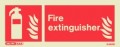 Fire Extinguisher Location Sign - Photoluminescent - Jalite 6409M